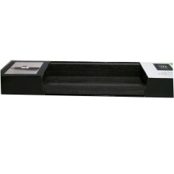 Black Finish 19.5 Wall Shelf"