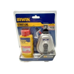 Chalk Reel 100' w/Marking Chalk Irwin Strait-line