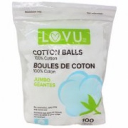 Cotton Balls 100pk Jumbo Lovu