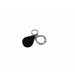 Folding Magnifier 5X w/Keychain 1-1/8 Diameter"