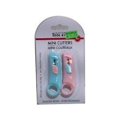 Mini Cutters 2 pc. w/Lock and Key Ring