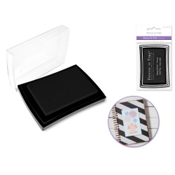 Stamp Ink Pad black 1.5x2.5" Pigment Solid Color AcidFree"