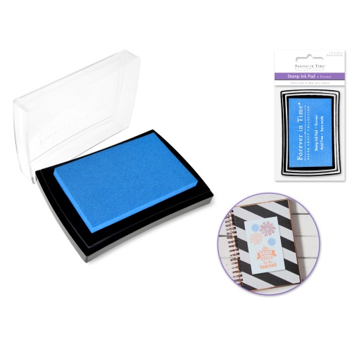 Stamp Ink Pad royal blue 1.5x2.5