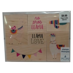 Wooden Stamps 5pk. Wanderlust Momenta