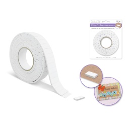 3d Pop Dot Tape: 8mmx19mm Pre-cut Dual-adhesive Foam Mount 250pc