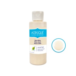 Acrylic Paint 005 WARM WHITE 4oz Acrylique