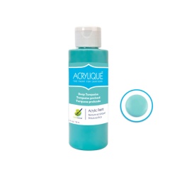 Acrylic Paint 020 DEEP TOURQUOISE 4oz Acrylique
