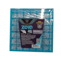 Acrylic Ruler 6.5 x 6.5" Zoid"