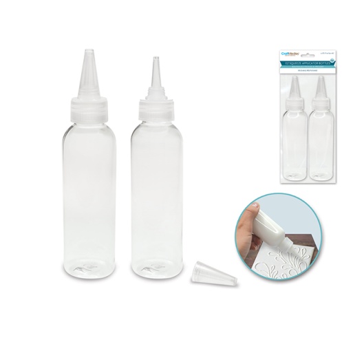 Applicator Bottles 2 Pc 120ml EZ Squeeze Reusable