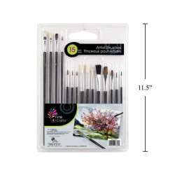 Artist Brushes 15-pc Time 4 Crafts