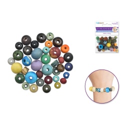 Bone Beads: B) Multi-Mix 6mm-14mm 100% Bone 25grm