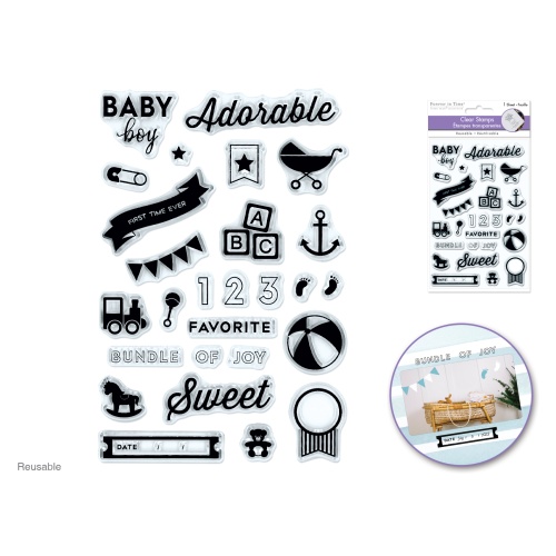 Clear Stamps: 4.3x6.3