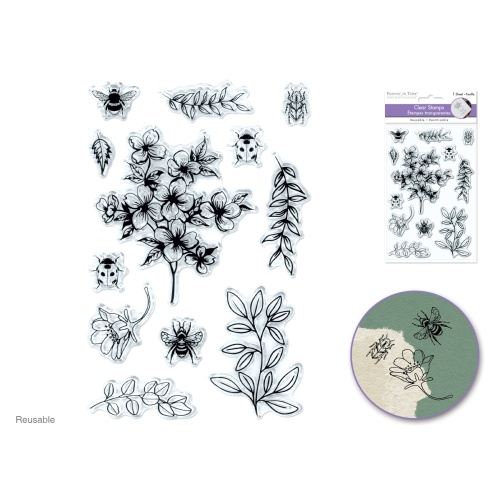 Clear Stamps: 4.3x6.3