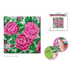 Diamond Painting Kit DIY B) Rose Bush