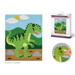 Diamond Painting Kit DIY C) T-Rex