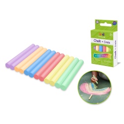 Dustless Chalk 12pk A) Color Mix Lil' Artist