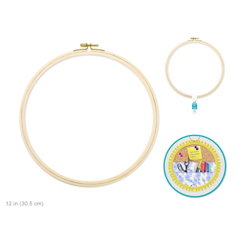 Embroidery Hoop 12 w/Brass Clamp