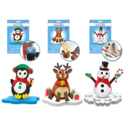Foam Ball Buddies DIY Asst 12eax3styles B) Holiday Pals Seasonal Wonders