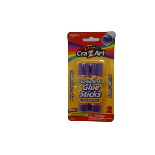 Glue Sticks Washable 2pk. Purple Disappearing Cra-z-art