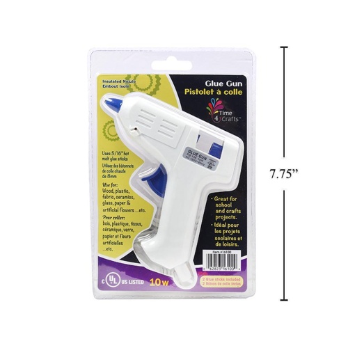 Glue gun 10 watt includes 2 glue sticks time 4 crafts