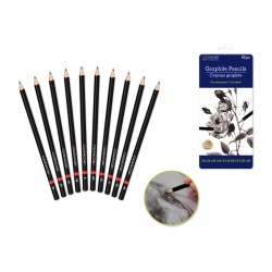 Graphite Pencils Medium 10pk in Tin Box