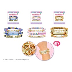 Kit: Superstar Jewelry DIY Bracelet Asst 12eax3styles A) Glow Up NBTween