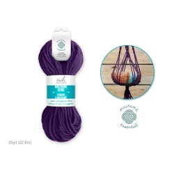 Macrame Cord I-Lilac 4mm 25yds Needlecrafters
