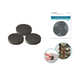 Magnetic Buttons: 30mm 3pcs/pk On Mirror