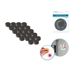 Magnetic Buttons: 8mm 22pcs/pk On Mirror