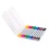 Markers 12-pc Dual-Tip clear PVC box w/insert sticker T4C
