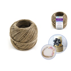 Natural hemp cord 20lb(1mm) 50g bulk ball 200 feet