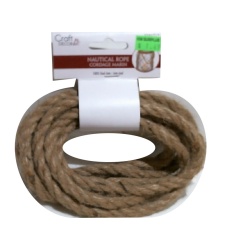 Nautical Rope Jute Braided 10mm.x 2.8m