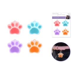 Paper Craft Emb: Charmed Life Asst Charms w/Hoop Finding E) Puffy Paws