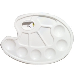 Plastic Paint Palette 9x7""