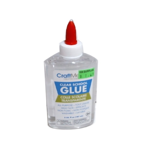 School Glue 175gr. 50z. Washable All Purpose Clear