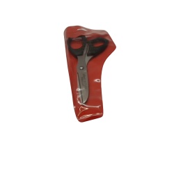 Scissors 6 Black Plastic Handle"