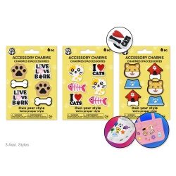 Shoe & Tote Accessory Charms Asst8eax3stl B) Love My Pet