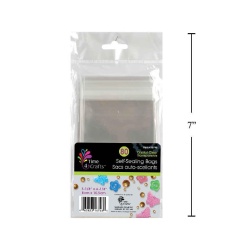 self sealing bags 80 pack 3x4 inch 8x10.5cm
