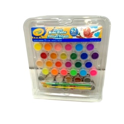 Washable Kids' Paint 42 Colours w/2 Brushes Crayola