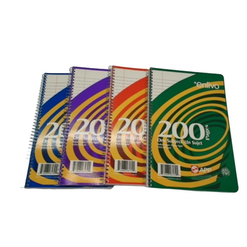 1 Subject Coiled Notebook 200 Pages 6 x 9.25