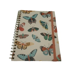 Journal Twin Wire 7.5 x 10.5" Butterflies Hardcover 200pgs."
