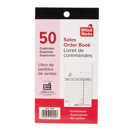 Sales book 50 duplicates