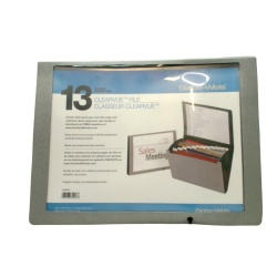 13 Pocket Case File Globe Weis