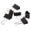 BINDER CLIP  6-PC 1.25  BLACK COL., B/C DESK TECH