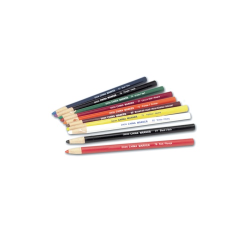 China markers 12pk - paper wrapped black