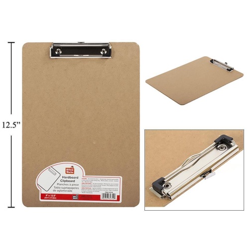 Clipboard wooden 9.25x12.5