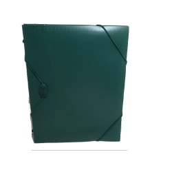 Folder 7 Pocket Green Plastic