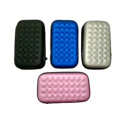 Large Pencil Case 8.5 x 5" x 2.5" Pen + Gear Assorted Colours"