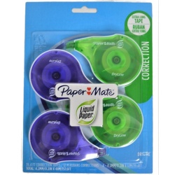 Liquid Paper 4pk Correction Tape Papermate