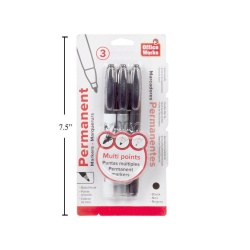 Markers Permanent 3-pc Office Works